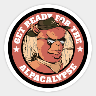 Get ready for the Alpacalypse #5 Sticker